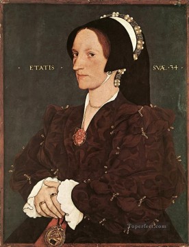  Lady Arte - Retrato de Margaret Wyatt Lady Lee Renacimiento Hans Holbein el Joven